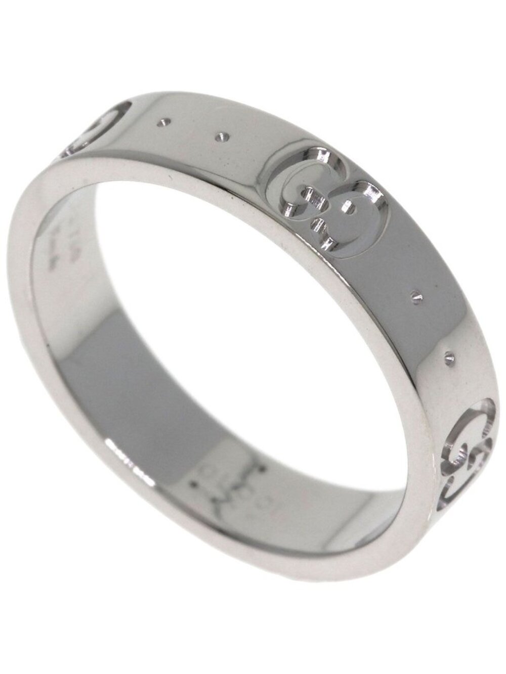 Gucci Icon Ring 18k White Gold